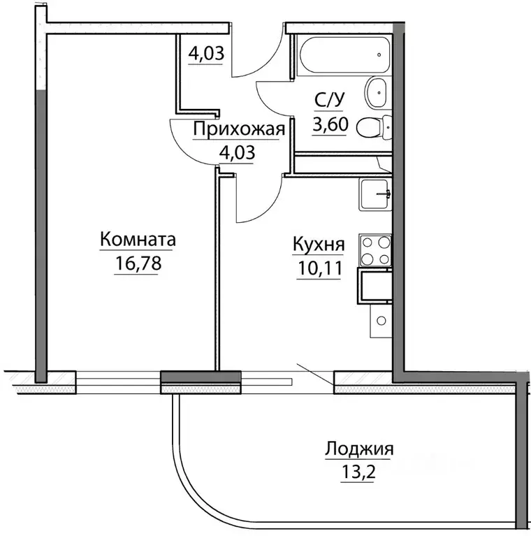 1-к кв. Ярославская область, Ярославский район, Заволжское с/пос, пос. ... - Фото 0