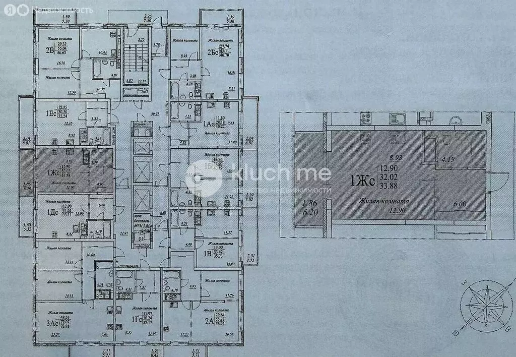 Квартира-студия: Казань, улица Родины, 26А (32 м) - Фото 1