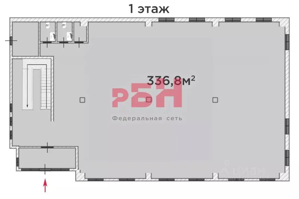 Помещение свободного назначения в Тюменская область, Тюмень ул. ... - Фото 2