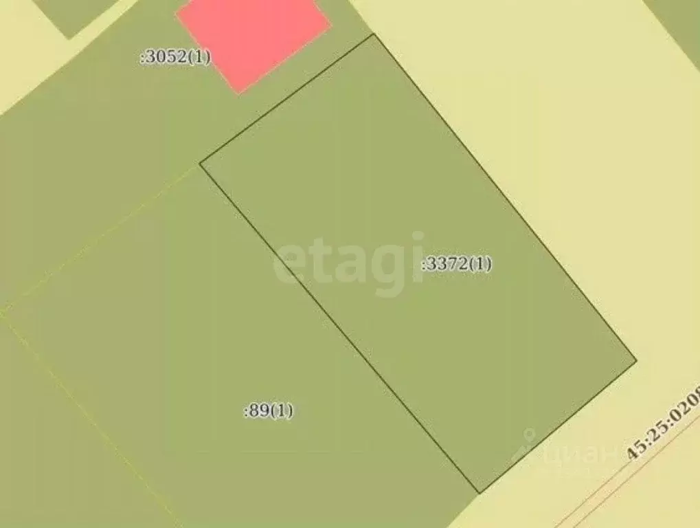 Участок в Курганская область, Курган ул. Зайцева, 51 (6.7 сот.) - Фото 2