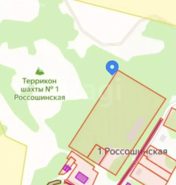 Участок в Узловский район, сельское поселение Шахтёрское, посёлок 1 ... - Фото 1