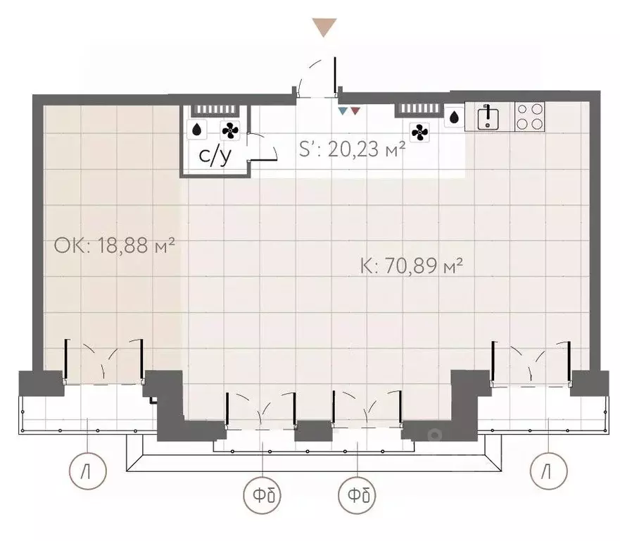 3-к кв. Иркутская область, Иркутск ул. Сурикова, 21А (116.8 м) - Фото 0