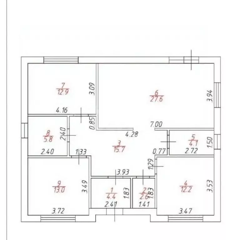 Дом в Белгородская область, Корочанский район, Мелиховское с/пос, с. ... - Фото 2
