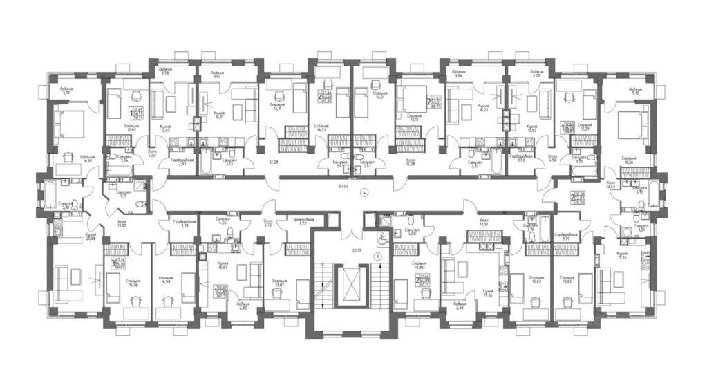 Свободной планировки кв. Волгоградская область, Волгоград ул. ... - Фото 2