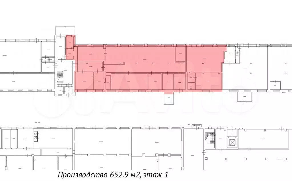 Собственник Производство/склад 1й этаж, 652 м - Фото 0