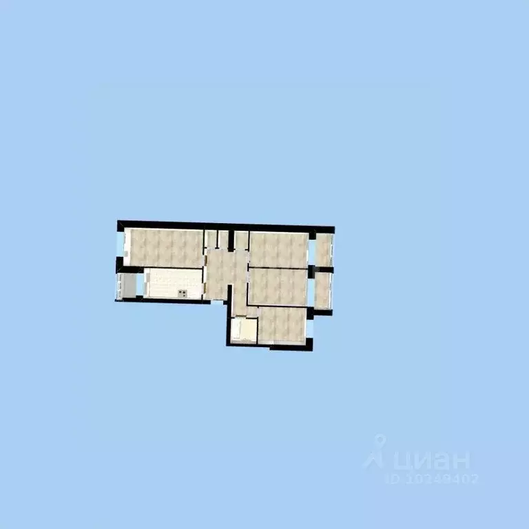 4-к кв. Башкортостан, Уфа ул. Юрия Гагарина, 14/1 (98.0 м) - Фото 1