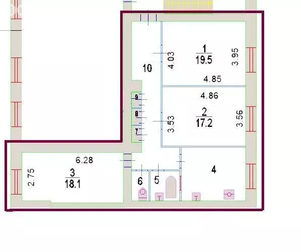 3-комнатная квартира: Москва, Щербаковская улица, 58Б (95 м) - Фото 0