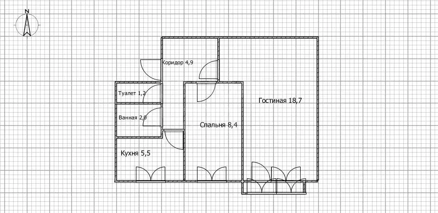 2-к кв. Оренбургская область, Оренбург ул. Желябова, 17 (40.7 м) - Фото 1