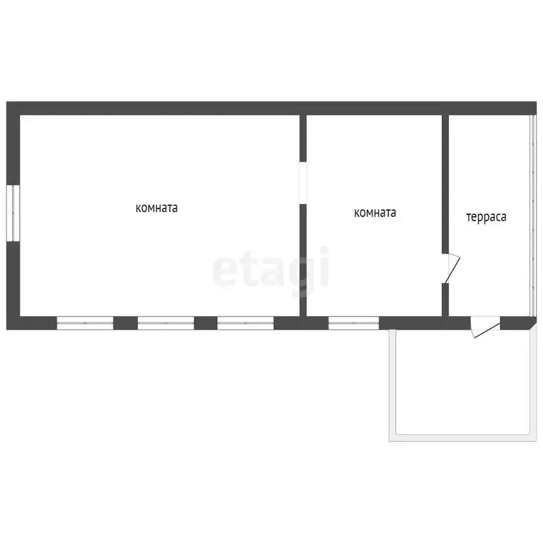 Дом в село Устье, Гражданская улица (40.4 м) - Фото 1