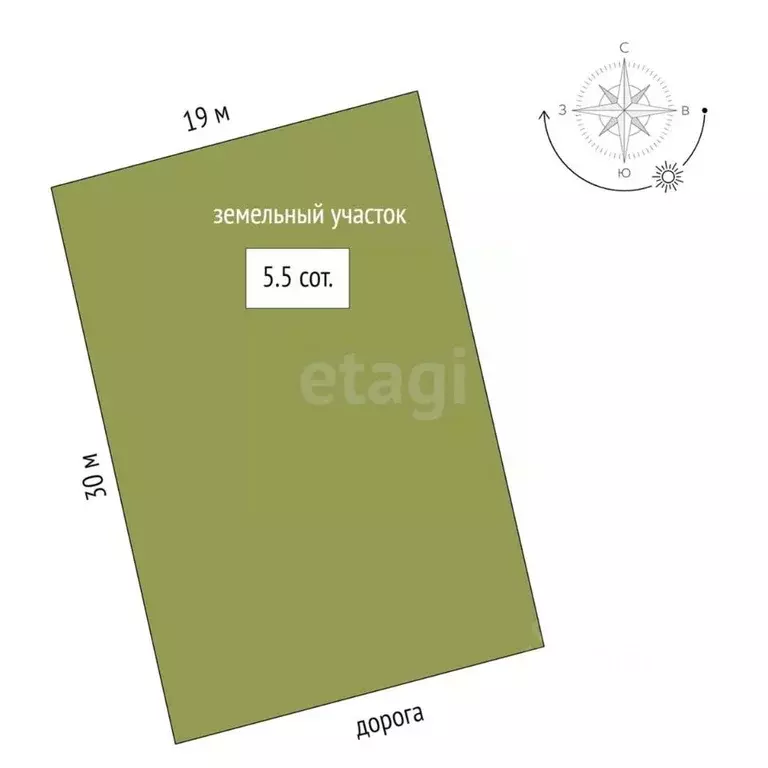 Участок в Ростовская область, Азовский район, Елизаветинское с/пос, ... - Фото 2