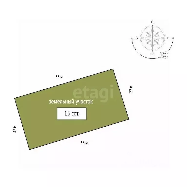 Участок в Красноярский край, Сосновоборский муниципальный округ, с. ... - Фото 2