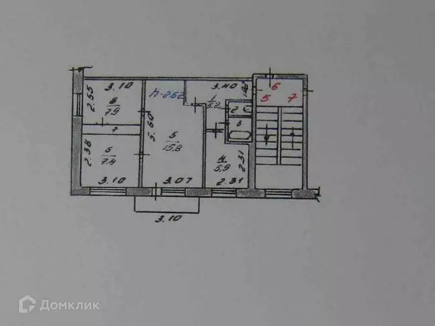 Продаётся 3-к квартира, 47.4 м - Фото 0