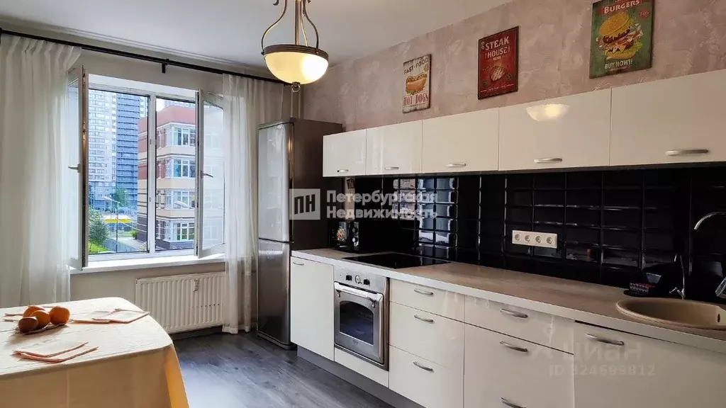 1-к кв. Санкт-Петербург пос. Парголово, ул. Федора Абрамова, 16к1 ... - Фото 1