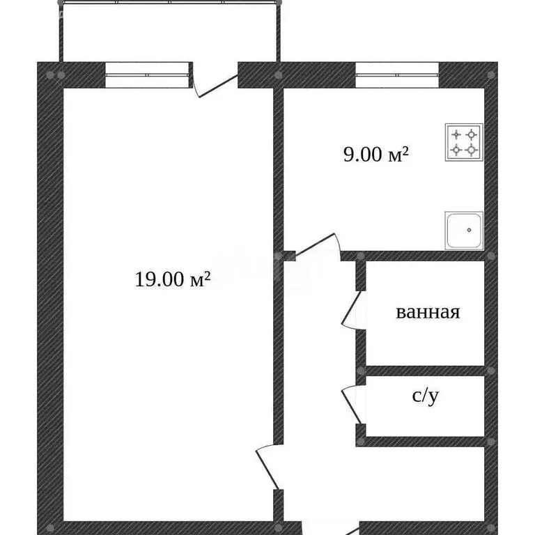 1-комнатная квартира: Воронеж, улица 9 Января, 233/12 (38.3 м) - Фото 1
