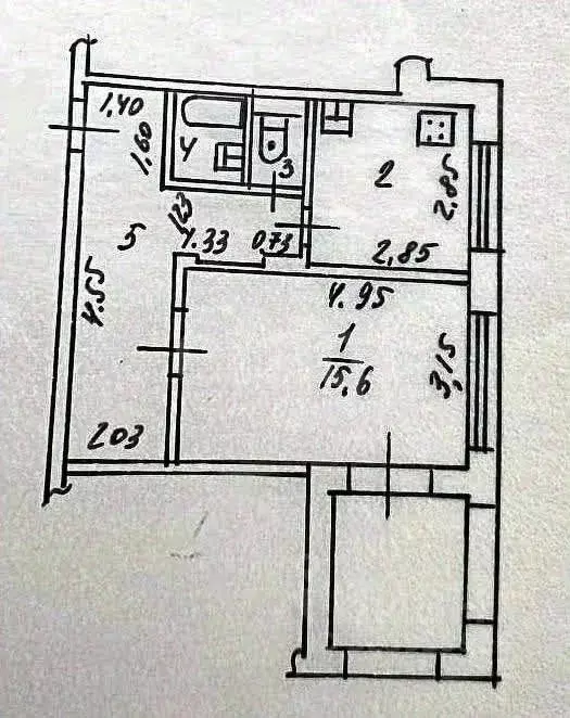1-к кв. Ставропольский край, Ставрополь Пригородная ул., 213/1 (41.6 ... - Фото 1