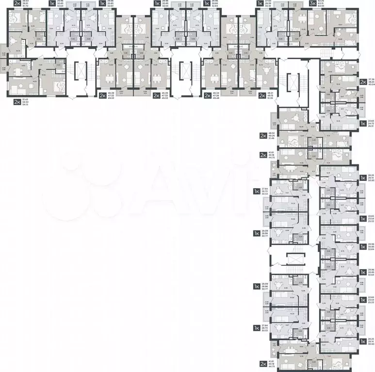 2-к. квартира, 51 м, 3/5 эт. - Фото 0