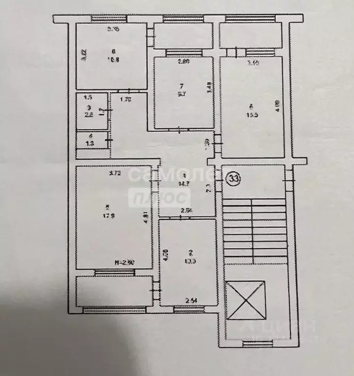 4-к кв. Дагестан, Каспийск ул. Ильяшенко, 1 (94.0 м) - Фото 2