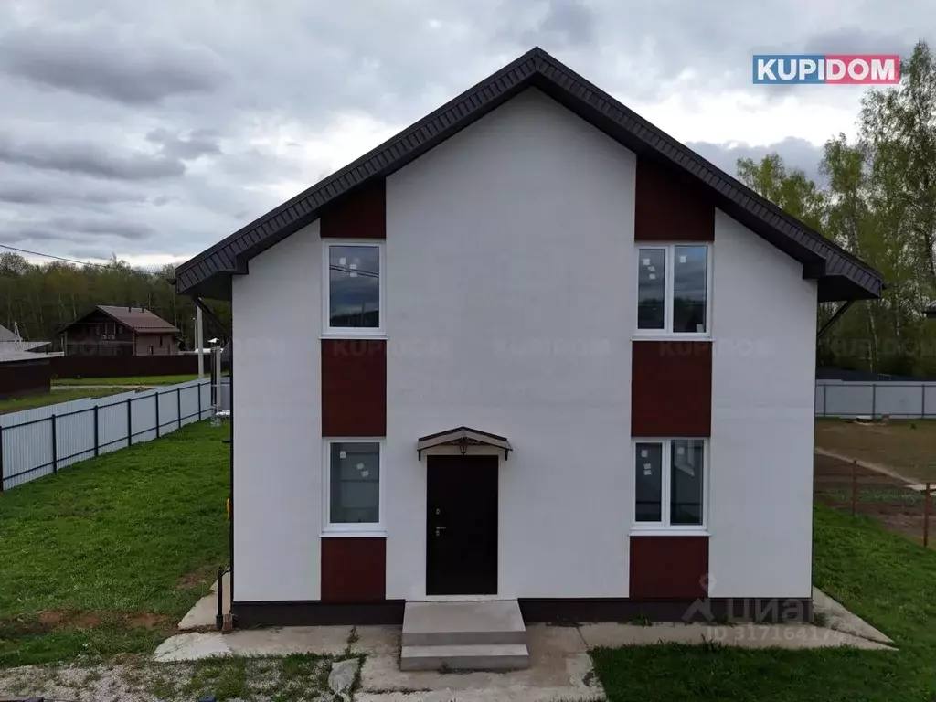Дом в Калужская область, Боровский район, Совьяки с/пос, д. Рязанцево ... - Фото 0