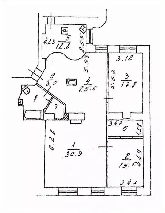 4-к кв. Москва 1-я Брестская ул., 36 (125.7 м) - Фото 2