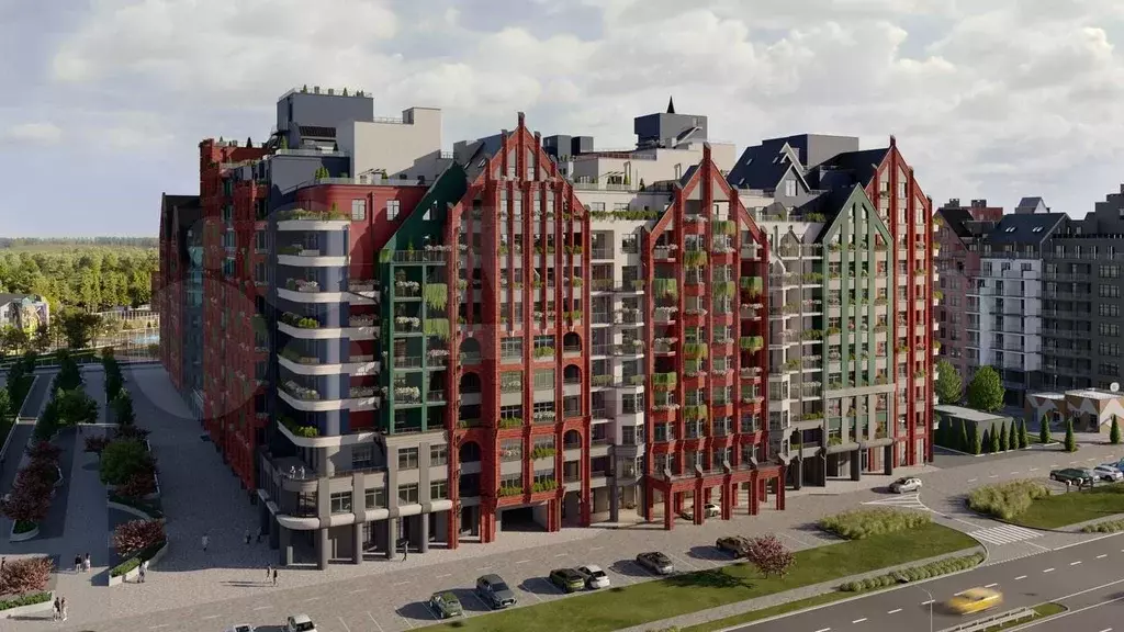 3-к. квартира, 116,8 м, 5/11 эт. - Фото 1