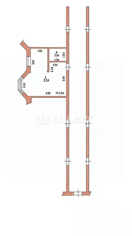 2-к кв. Краснодарский край, Ейское городское поселение, пос. ... - Фото 2