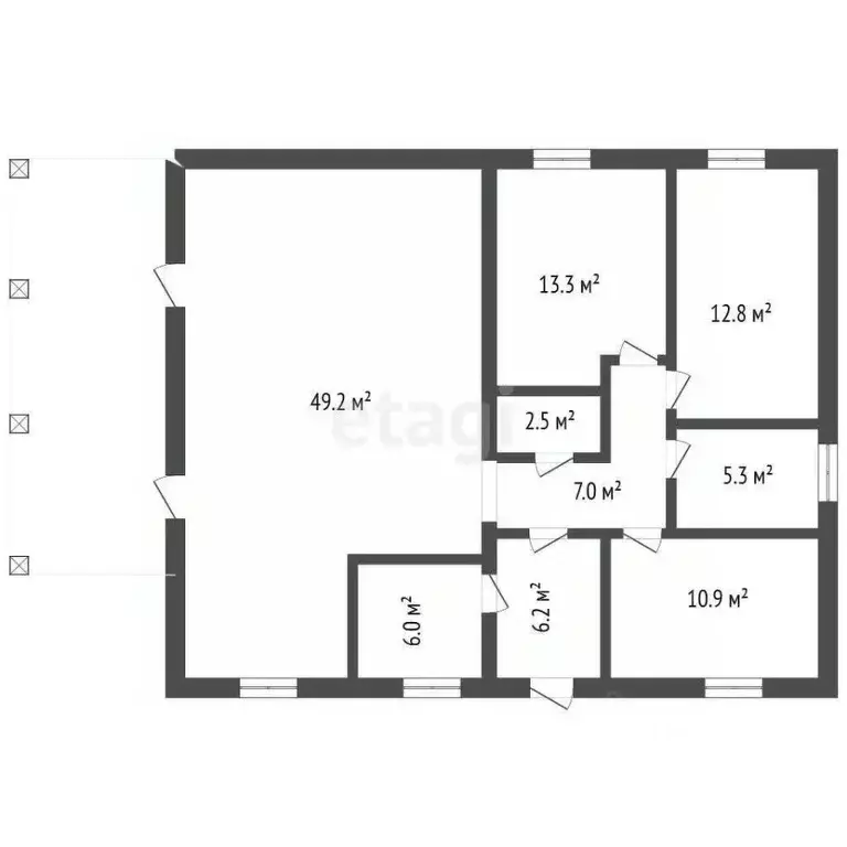 Дом в Воронежская область, Семилукский район, с. Девица Первомайская ... - Фото 2