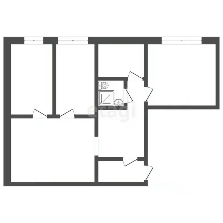 3-к кв. Самарская область, Самара просп. Ленина, 2б (98.0 м) - Фото 2