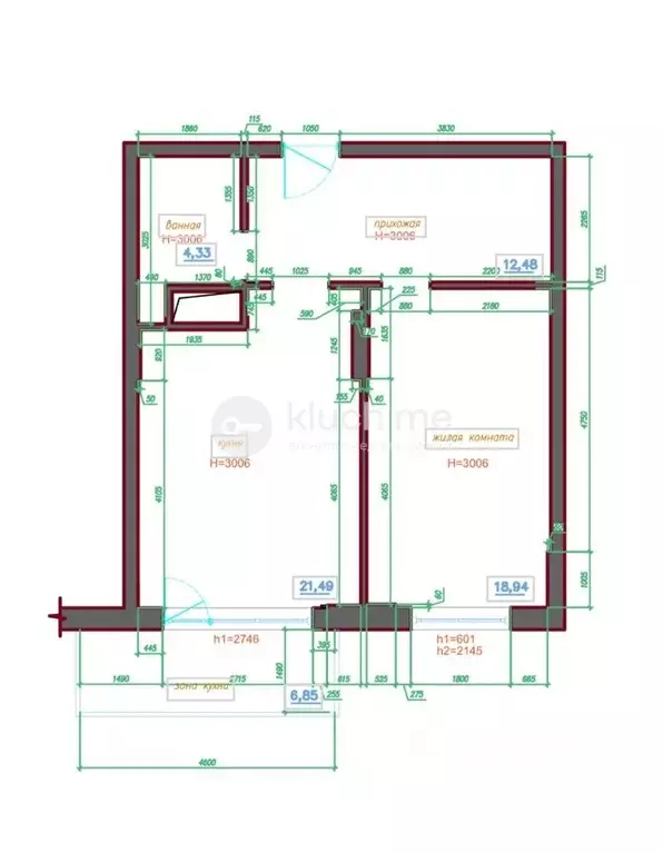 2-к кв. Татарстан, Казань ул. Сибгата Хакима, 51 (58.7 м) - Фото 2