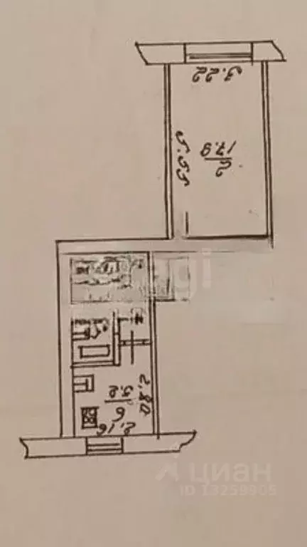 Комната Липецкая область, Липецк ул. М. Расковой, 2А (17.2 м) - Фото 2