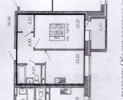 1-к кв. Москва ул. Генерала Донскова, 21к5 (39.3 м) - Фото 2