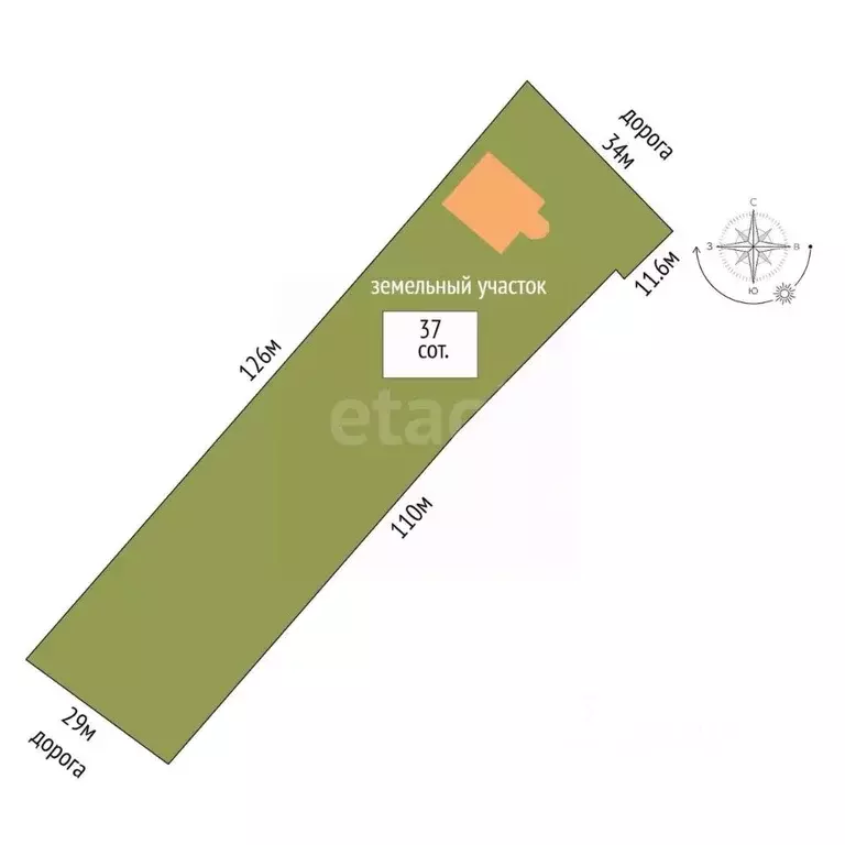 Дом в Самарская область, Кинельский район, Сколково с/пос, с. Бузаевка ... - Фото 2