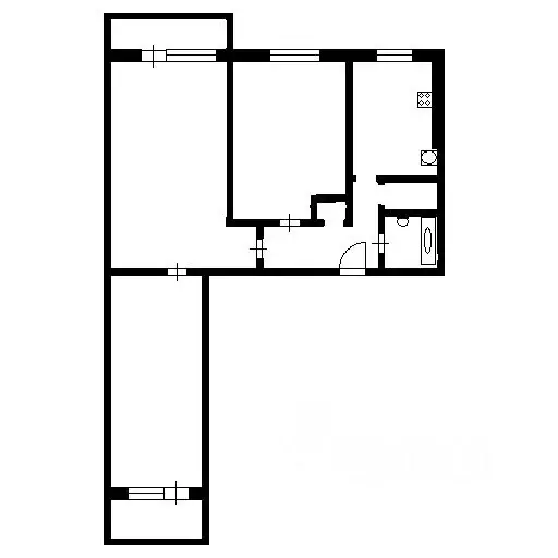 3-к кв. Нижегородская область, Нижний Новгород ул. Буревестника, 16 ... - Фото 2