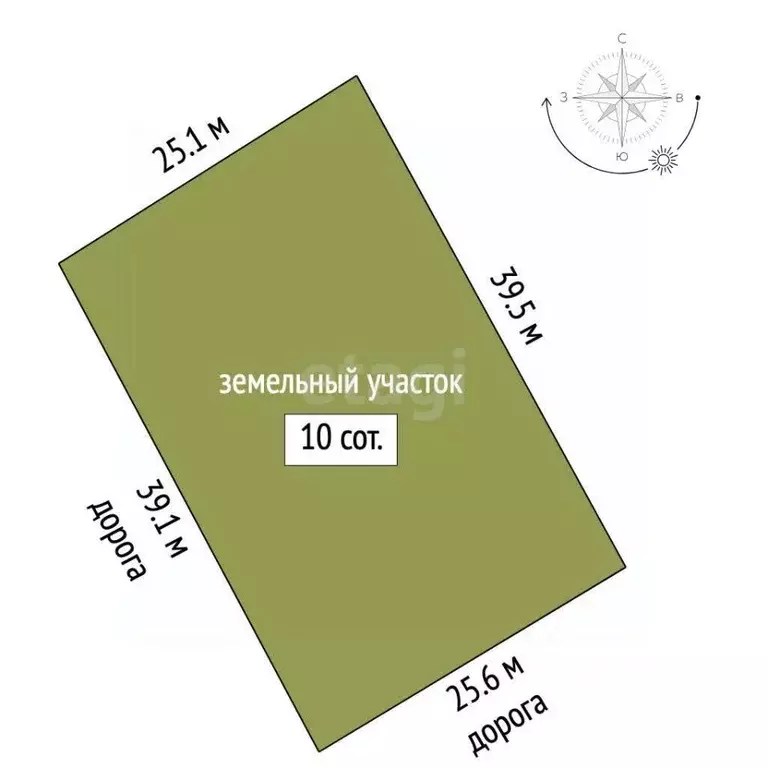 Участок в Татарстан, Менделеевск ул. Василия Белоусова, 69 (10.0 сот.) - Фото 1