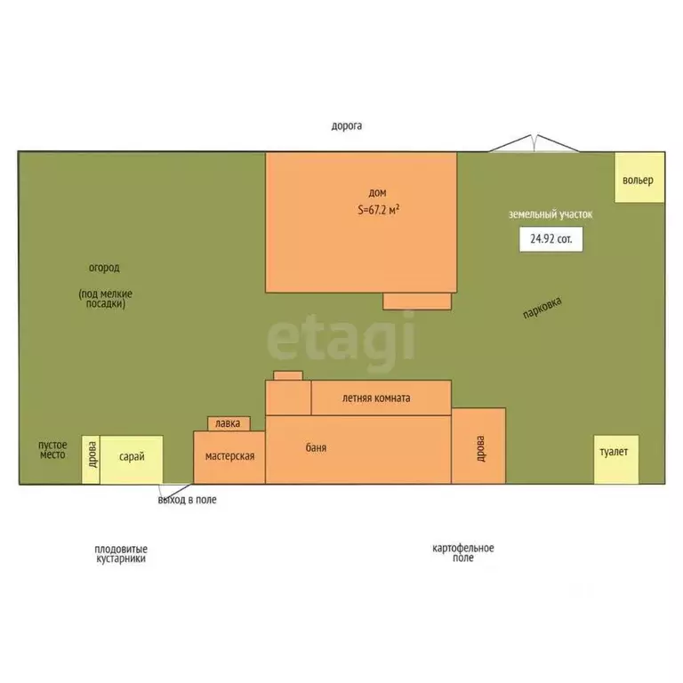 Дом в Тюменская область, Ярковский муниципальный округ, с. Покровское ... - Фото 2