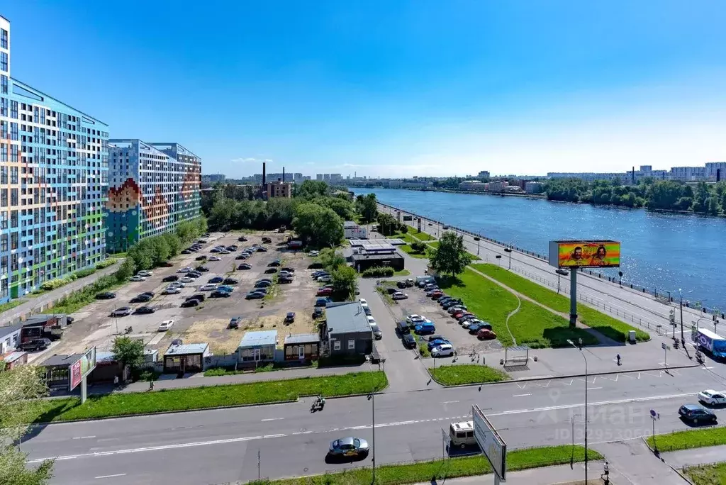 Студия Санкт-Петербург Октябрьская наб., 44 (18.4 м) - Фото 1