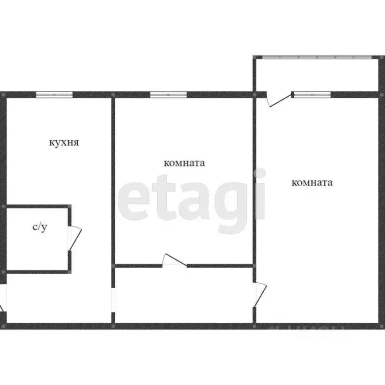 2-к кв. Костромская область, Кострома Давыдовский-2 мкр, 55 (50.8 м) - Фото 1