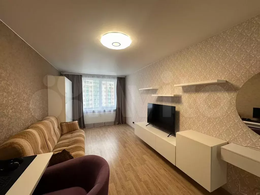 1-к. квартира, 37,4 м, 9/20 эт. - Фото 1