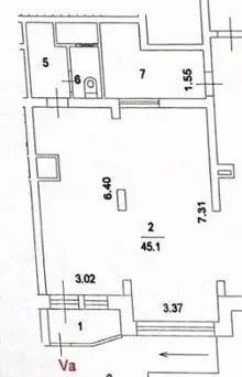Помещение свободного назначения в Москва Южнобутовская ул., 77 (61 м) - Фото 2