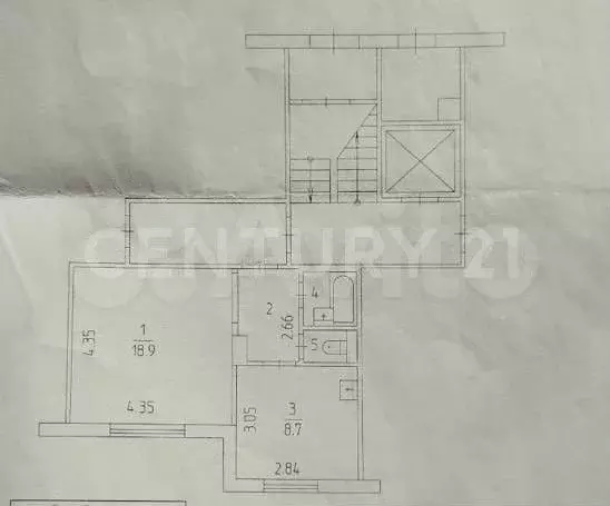 1-к. квартира, 34,1 м, 1/9 эт. - Фото 0