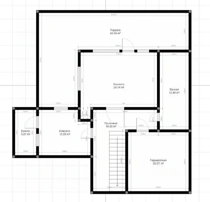 4-к кв. Кабардино-Балкария, Нальчик ул. Тлостанова, 16 (220.0 м) - Фото 2