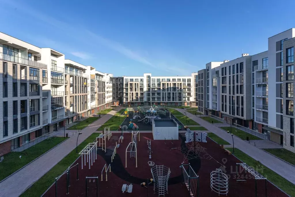 1-к кв. Калининградская область, Зеленоградск ул. Гагарина, 87 (58.73 ... - Фото 2