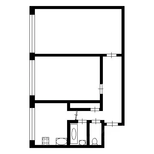 2-к кв. Санкт-Петербург ул. Композиторов, 26/3 (46.0 м) - Фото 1