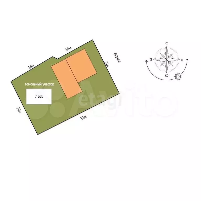 Дом 40,1 м на участке 7 сот. - Фото 0