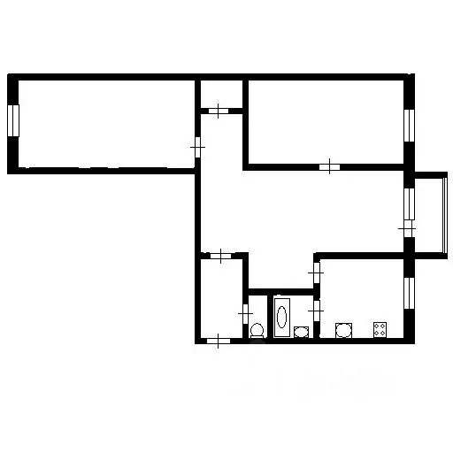 3-к кв. Башкортостан, Стерлитамак Коммунистическая ул., 24 (57.0 м) - Фото 1