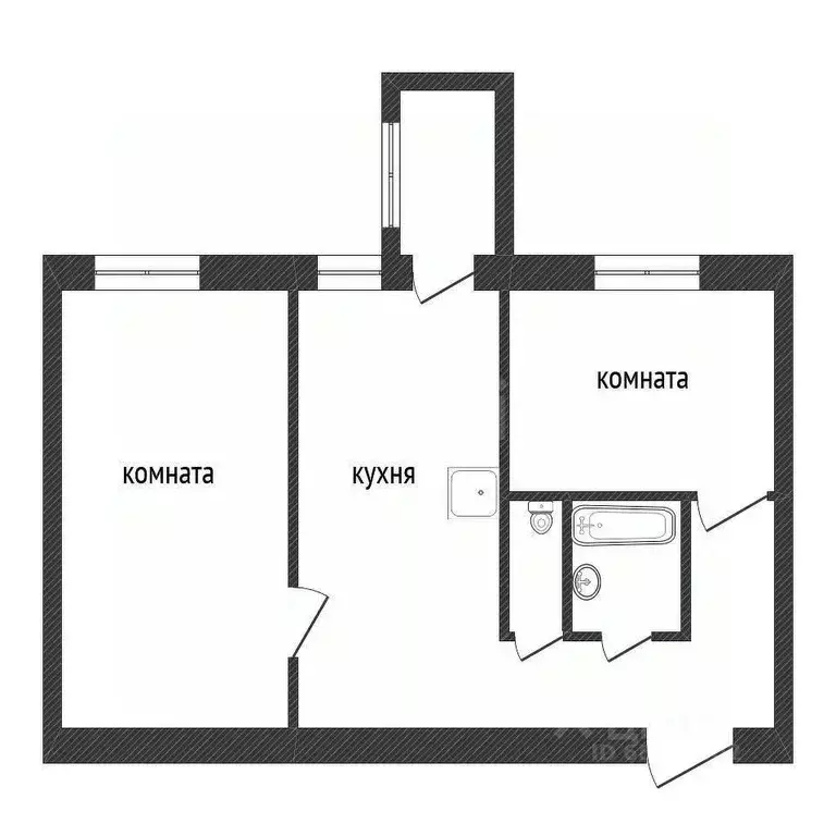 2-к кв. Ленинградская область, Кириши ул. Строителей, 32 (59.9 м) - Фото 2