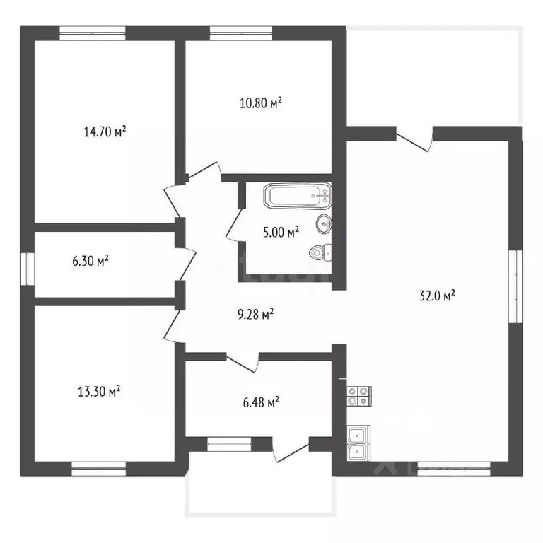 Дом в Тюменская область, Тюменский муниципальный округ, с. Червишево  ... - Фото 2