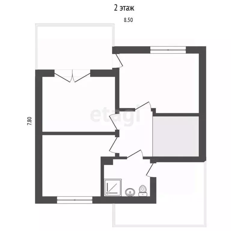Дом в Ярославская область, Ярославский муниципальный округ, д. Бор 74 ... - Фото 2