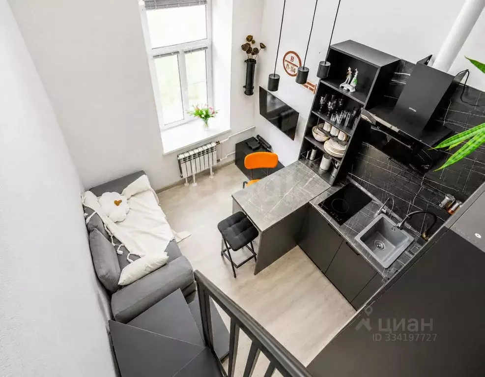 Студия Санкт-Петербург Гороховая ул., 46 (17.7 м) - Фото 1