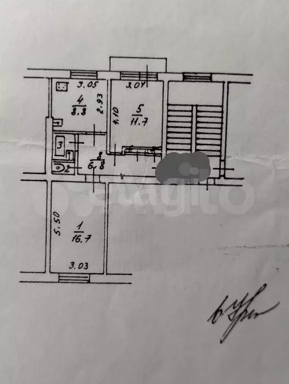 2-к. квартира, 47,9 м, 5/5 эт. - Фото 0