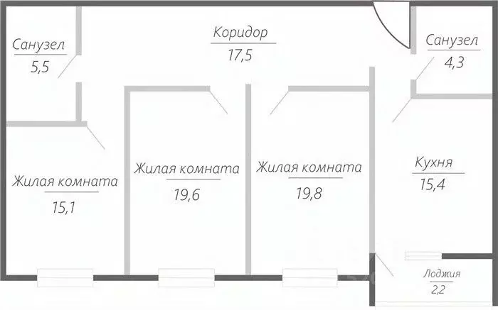 3-к кв. Самарская область, Тольятти ул. Фрунзе, 2В (99.4 м) - Фото 0